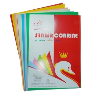 Hartie color 10 culori A4 80g 10/set Sinar Corrine