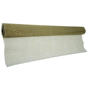 Hartie creponata floristica 50x200cm 80g/mp Colorarte auriu H913