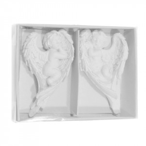 Inger rasina alba 6,6x4,3x1,4cm 2 modele/cutie DD57294