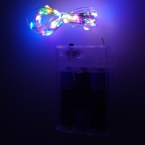 Instalatie luminoasa 5m cu 50 becuri lumina multicolora si 3 baterii(neincluse) AX9703030 - Img 3