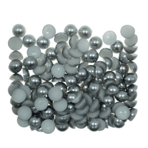 Jumatati perla plastic gri petrol 8mm 20g