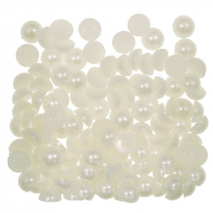Jumatati perla plastic ivoar 8mm 20g