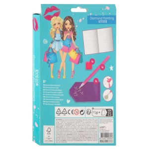 Jurnal dictando pictura cu diamante A5 104 file Besties-2 Creative Craft 140008 - Img 2
