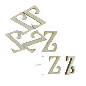 Litera placaj 2,5cm 5/set - Img 26