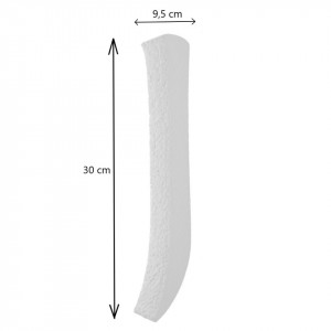 Litera polistiren dens -J- 30x9,5x2cm font Aladin - Img 2