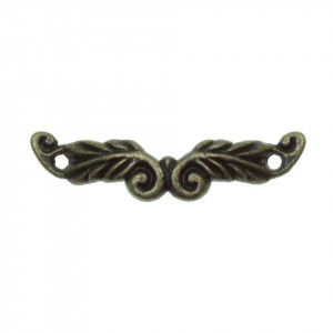 Maner metalic decorativ 4,5x1cm bronz X151
