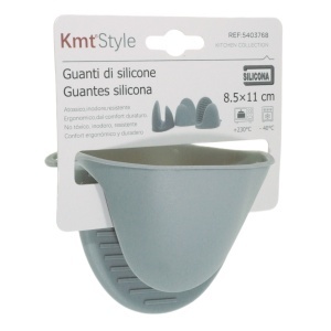 Manusa bucatarie silicon pentru degete 8,5x11cm gri/gri inchis KmtStyle 5403768