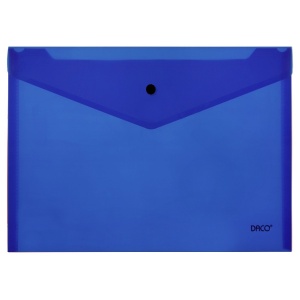 Mapa plastic plic albastru cu capsa A3 Daco MP123A