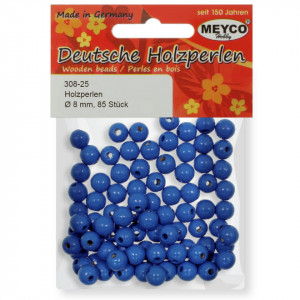 Margele lemn rotunde 8mm 85/set Meyco 308 - Img 6