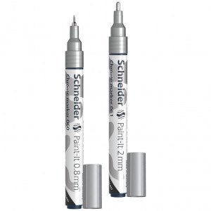 Marker metalizat Chrome Schneider Paint-It argintiu