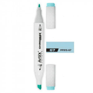 Marker pe baza de alcool cu 2 capete varf rotund si tesit 1mm/2-5mm Artix PP915 - Img 30