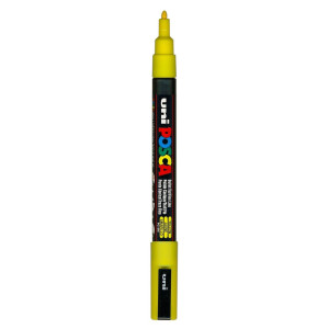 Marker vopsea pe baza de apa varf 0,9-1,3mm Uni Posca pc-3m - Img 10
