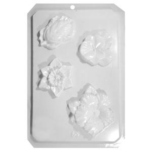 Matrita plastic 4 flori 6,5-9,5cm 24621