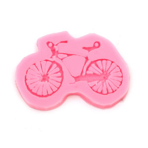 Matrita silicon bicicleta 4,8x7x0,6cm 812380 roz