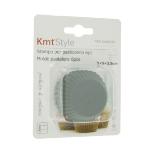 Matrita silicon briosa rotunda 5x5x2,5cm 6/set KmtStyle 2416081