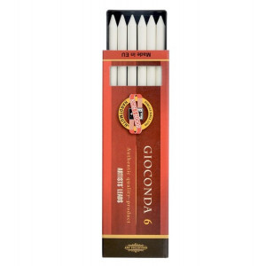Mina creta alba 5,6x120mm 6/set Koh-I-Noor K4371