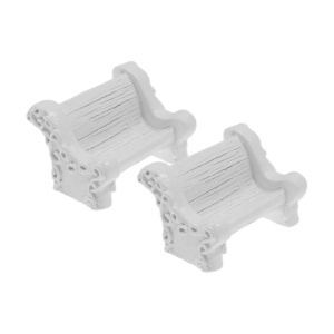 Miniatura banca rasina 2,4x2,6x4cm alb 2/set