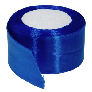 Panglica satinata albastru cobalt 50mm x 21m/rola
