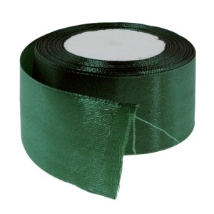 Panglica satinata verde brad 40mm x 21m/rola