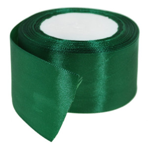 Panglica satinata verde brad 50mm x 21m/rola
