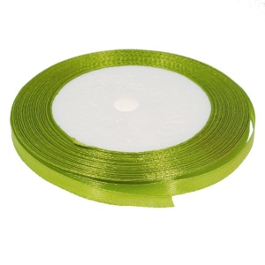 Panglica satinata verde primavara 6mm x 21m/rola