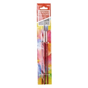 Pensula par ponei varf rotund 3/set Daco PN3