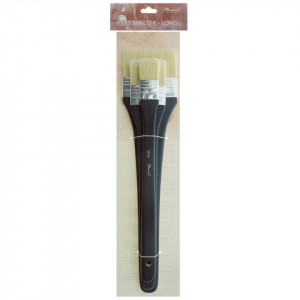 Pensula par porc tip bidinea 3/set 25-50-80mm coada lunga Phoenix 02080207LL - Img 1