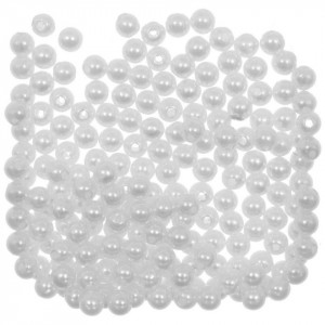 Perla plastic alba 8mm 20g