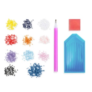 Pictura cu diamante panza pe sasiu 30x30x1,5cm Barbie Creative Craft 501126 - Img 2