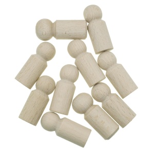 Pion lemn 4x1,5cm DG380 10/set