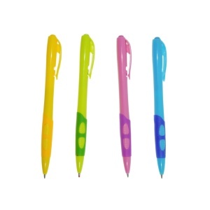 Pix albastru cu mecanism corp plastic diverse culori 0,8mm Office - Img 2