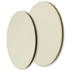 Placheta placaj oval 0,8cm