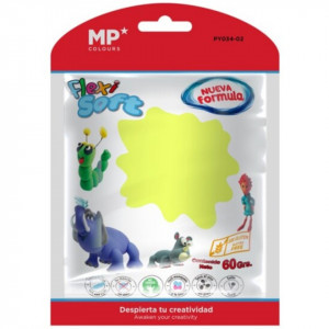 Plastilina elastica uscare la aer Flexi Soft 60g MP Colours PY034 - Img 3