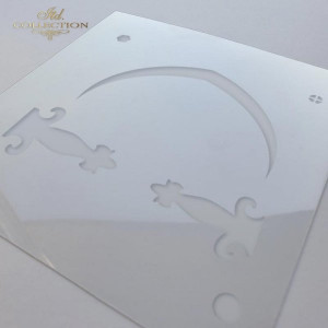 Sablon plastic 16x16cm ITD ST0154A - Img 2