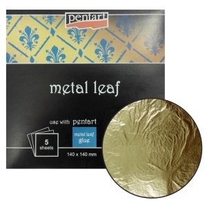 Schlagmetal 14x14cm 5/set Pentart - Img 3