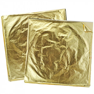 Schlagmetal auriu 14x14cm 10/set Meyco 15310 - Img 2