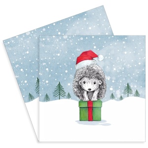 Servetel Animalute cu caciula in cap 33x33cm 2/set 1111-24508