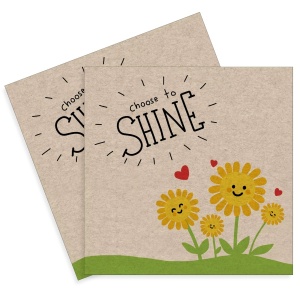Servetel Choose to shine 33x33cm 2/set 206113