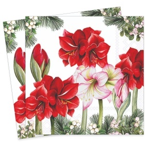 Servetel Crin rosu 33x33cm 2/set 33320275