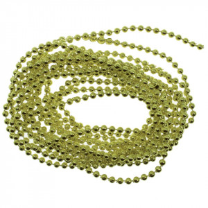 Sir perle auriu metalizat 3mm x 3m Meyco 133-37