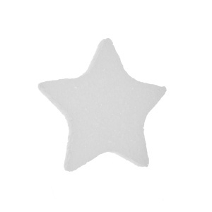 Stea polistiren dens 5 colturi rotunjite 10x9,5x1cm