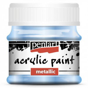 Vopsea acrilica metalizata 50ml Pentart - Img 10