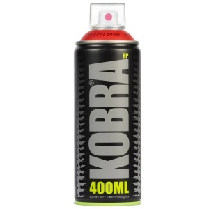 Vopsea acrilica spray 400ml Kobra HP rosu mac 340