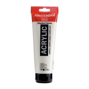 Vopsea acrilica Standard 250ml Amsterdam alb de titan 17121050