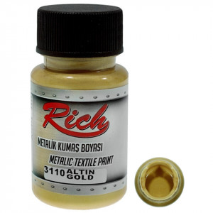 Vopsea textile metalizata 50ml Rich KBM-050 - Img 3