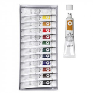 Vopsea ulei 12 culori x 12ml/set Artix PP174 - Img 2
