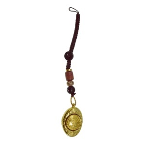Amuleta Feng Shui - Pepita cu cal 13cm auriu