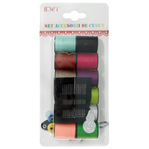 Ata papiota multicolor si ac de cusut 29 piese/set 046822/1536817