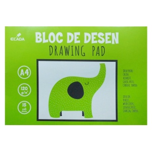 Bloc desen mic A4 120g 15 file Ecada 25401