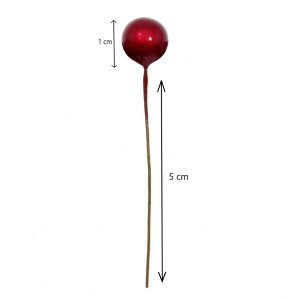 Bobite rosii sidefate 1cm 490buc/set - Img 2